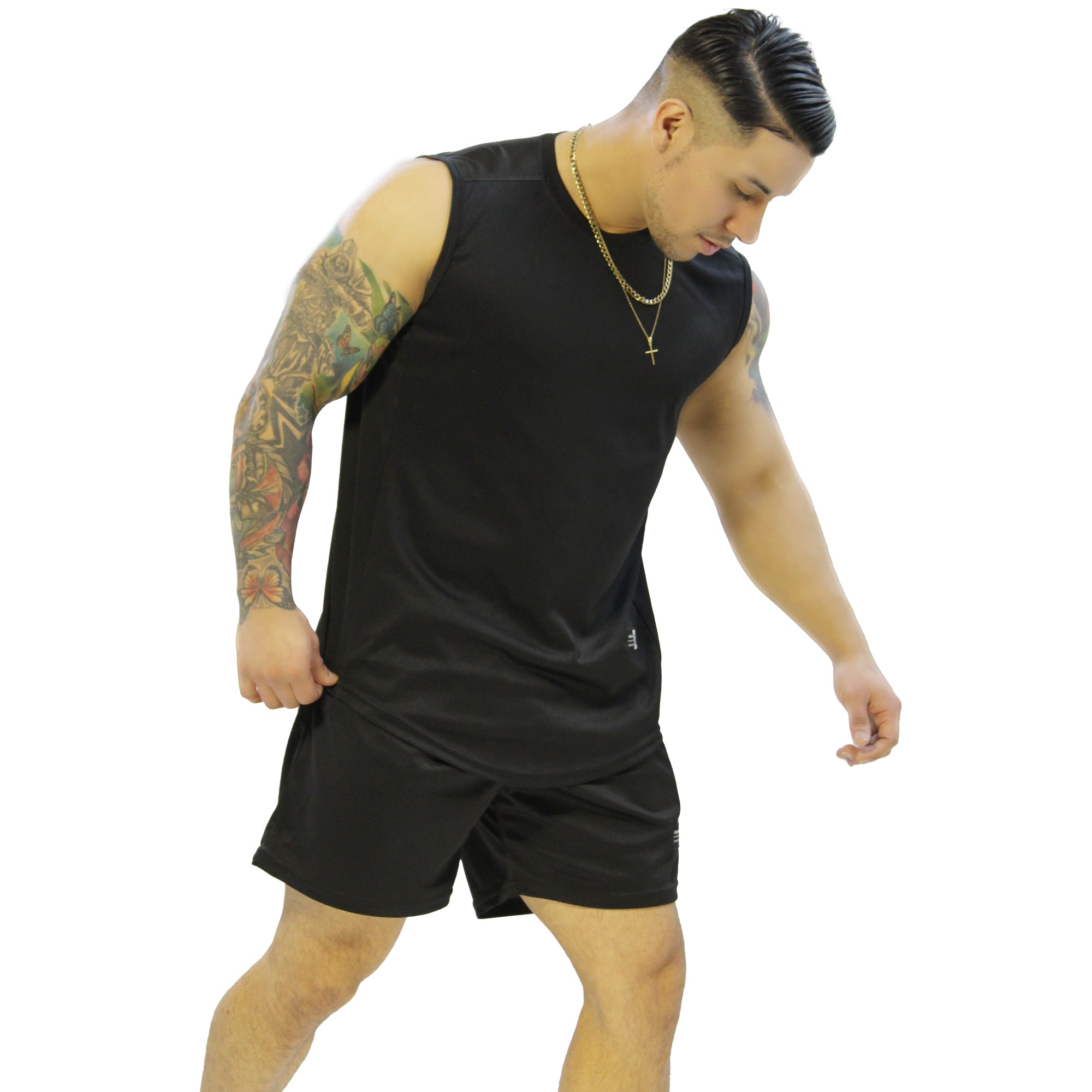 Conjunto dri-fit gym aress negro