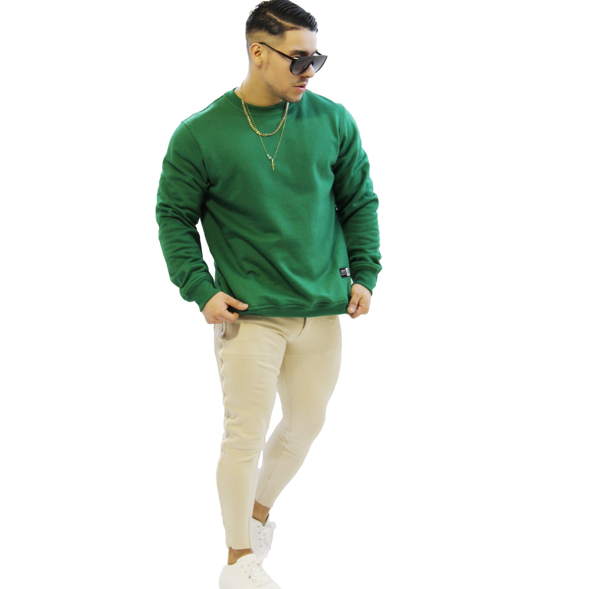 Poleron basic strong gym aress verde