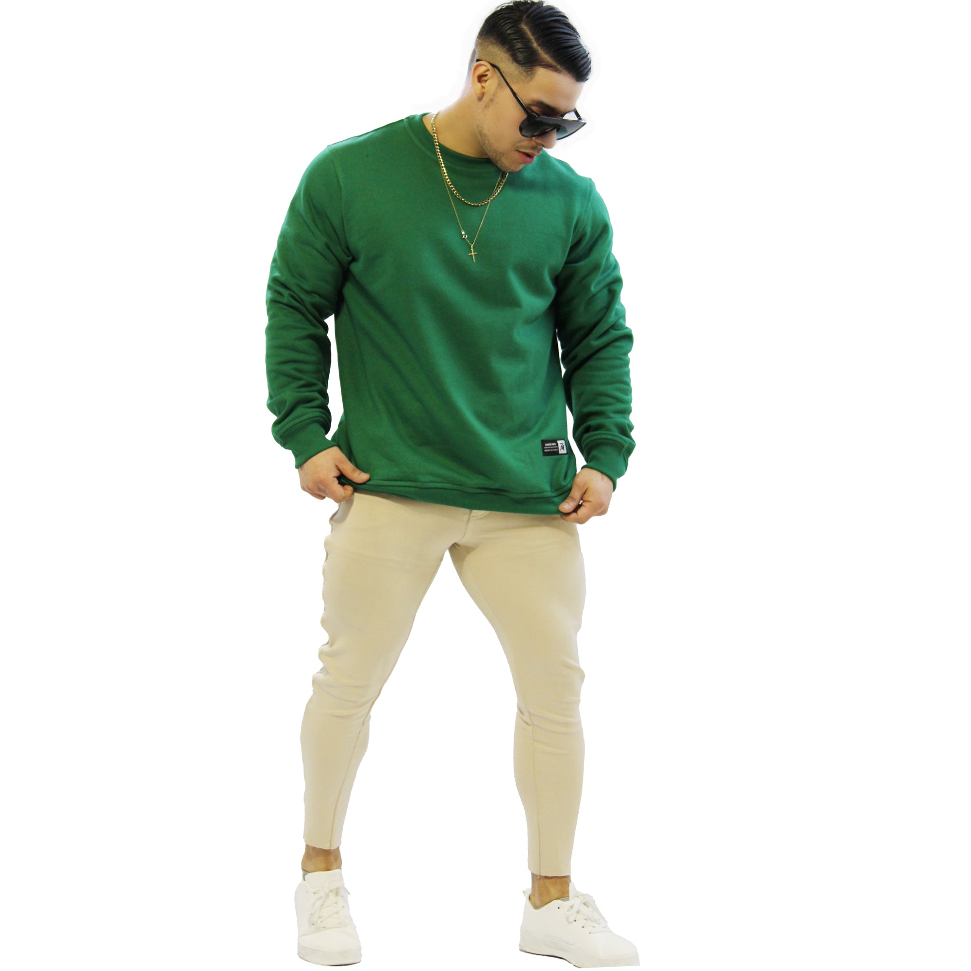 Poleron basic strong gym aress verde