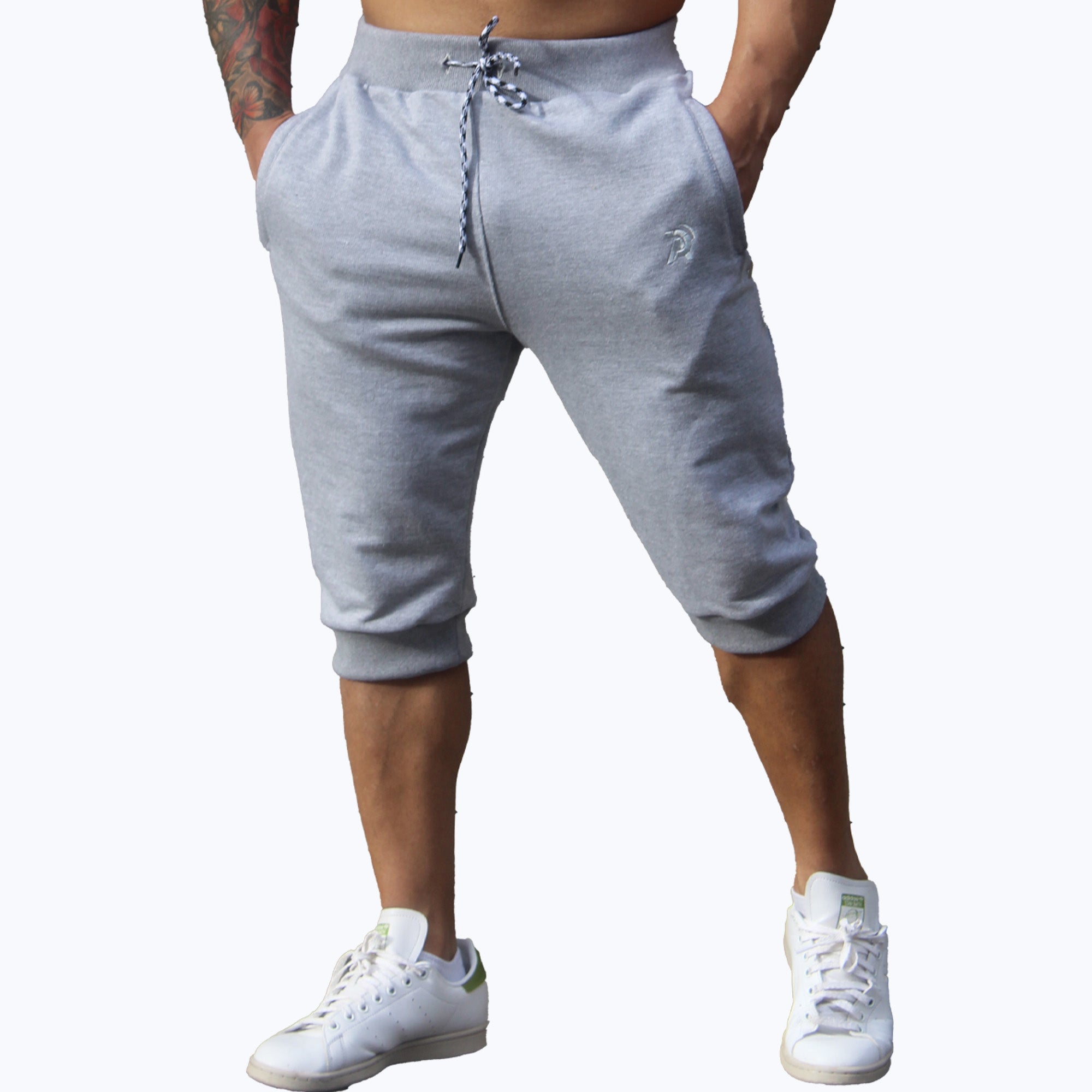 Short buzo 3/4 basic aress gris