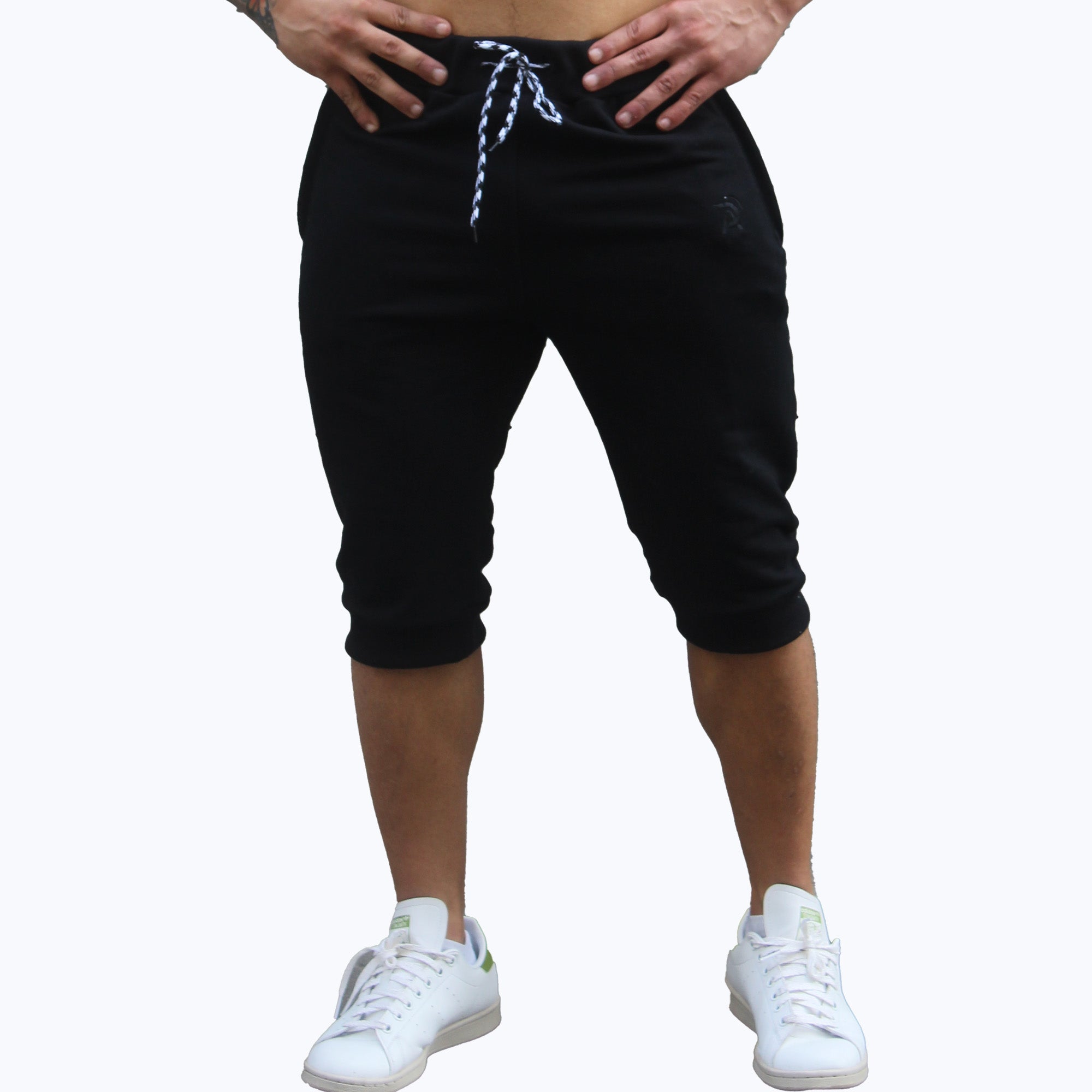 Short buzo 3/4 basic aress negro