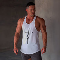 polera musculosa tirante faith blanco