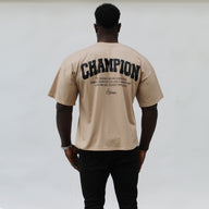 Polera oversize edition Champion Beige