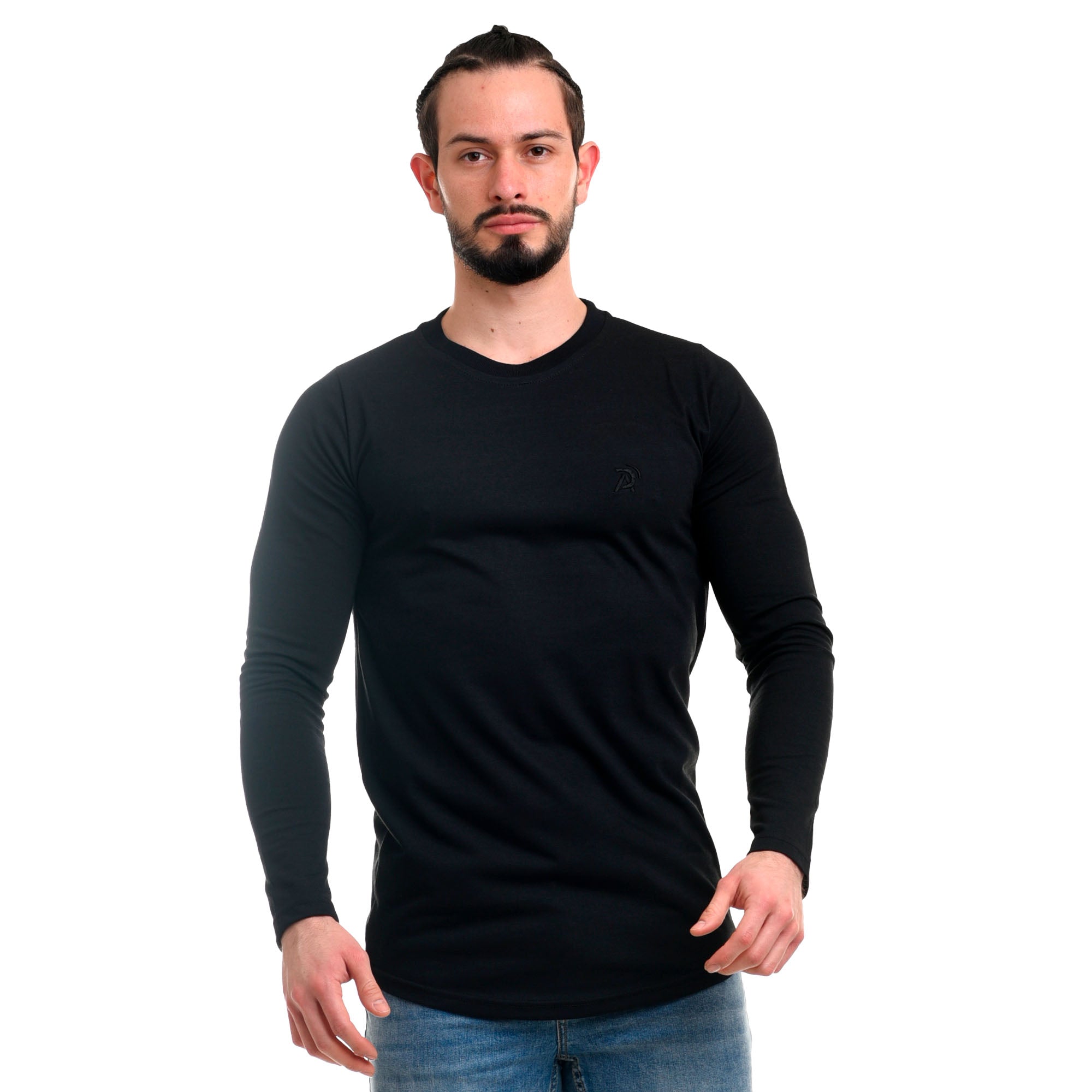 Polera Long Fit aress Manga larga