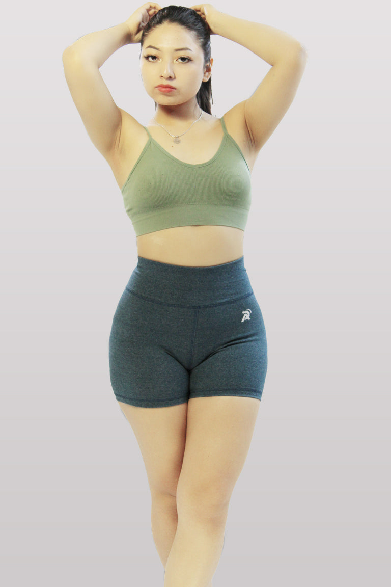 Short Deportivo lycra Algodon mujer Aress azul – ADEMAN