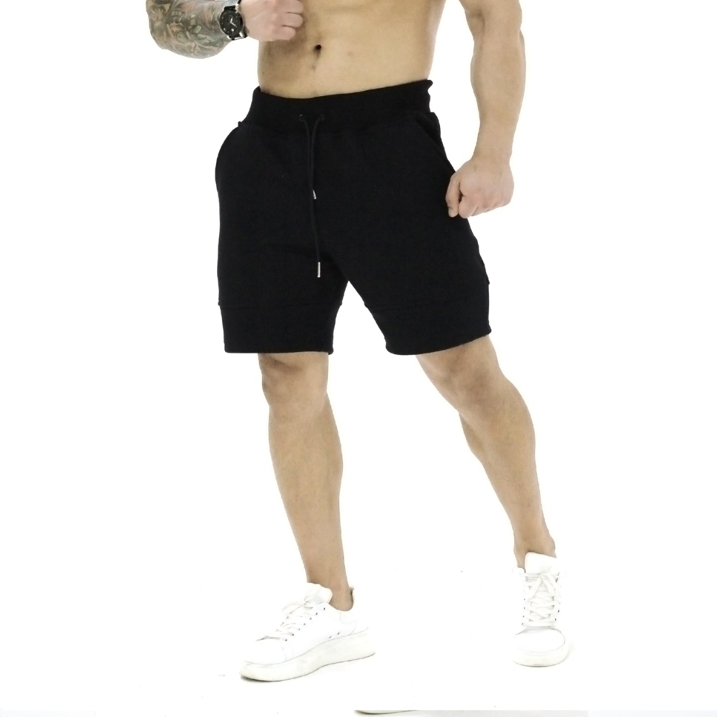 Short slim fit gym - Negro