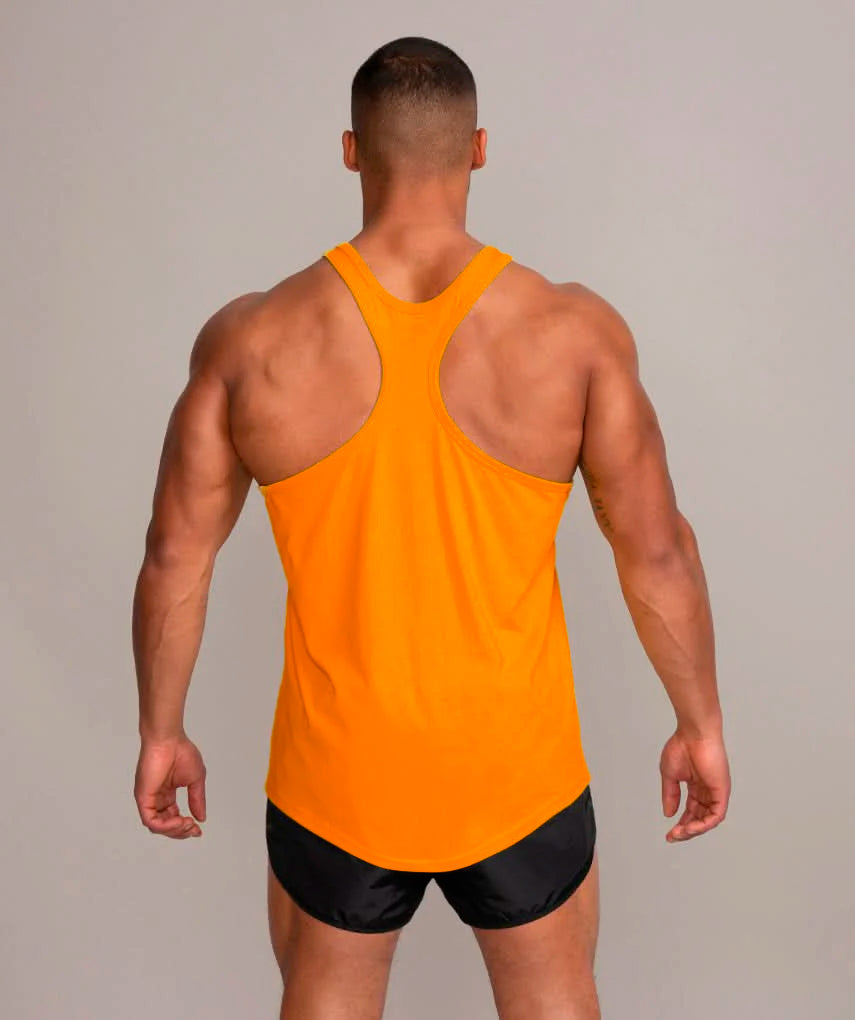 polera musculosa tirante the punisher amarillo