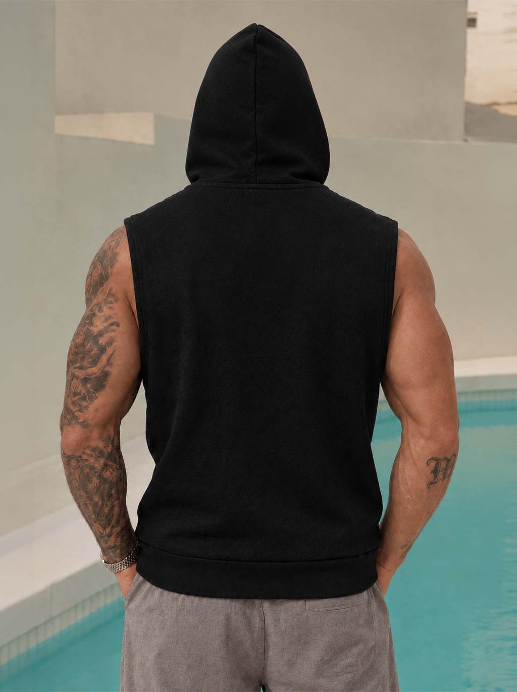 Hoodie Sin Mangas MMA | Black