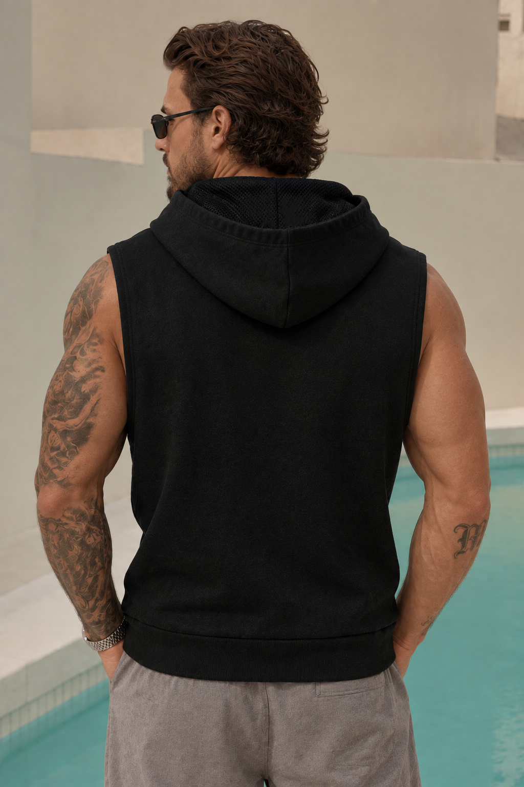 Hoodie Sin Mangas MMA | Black