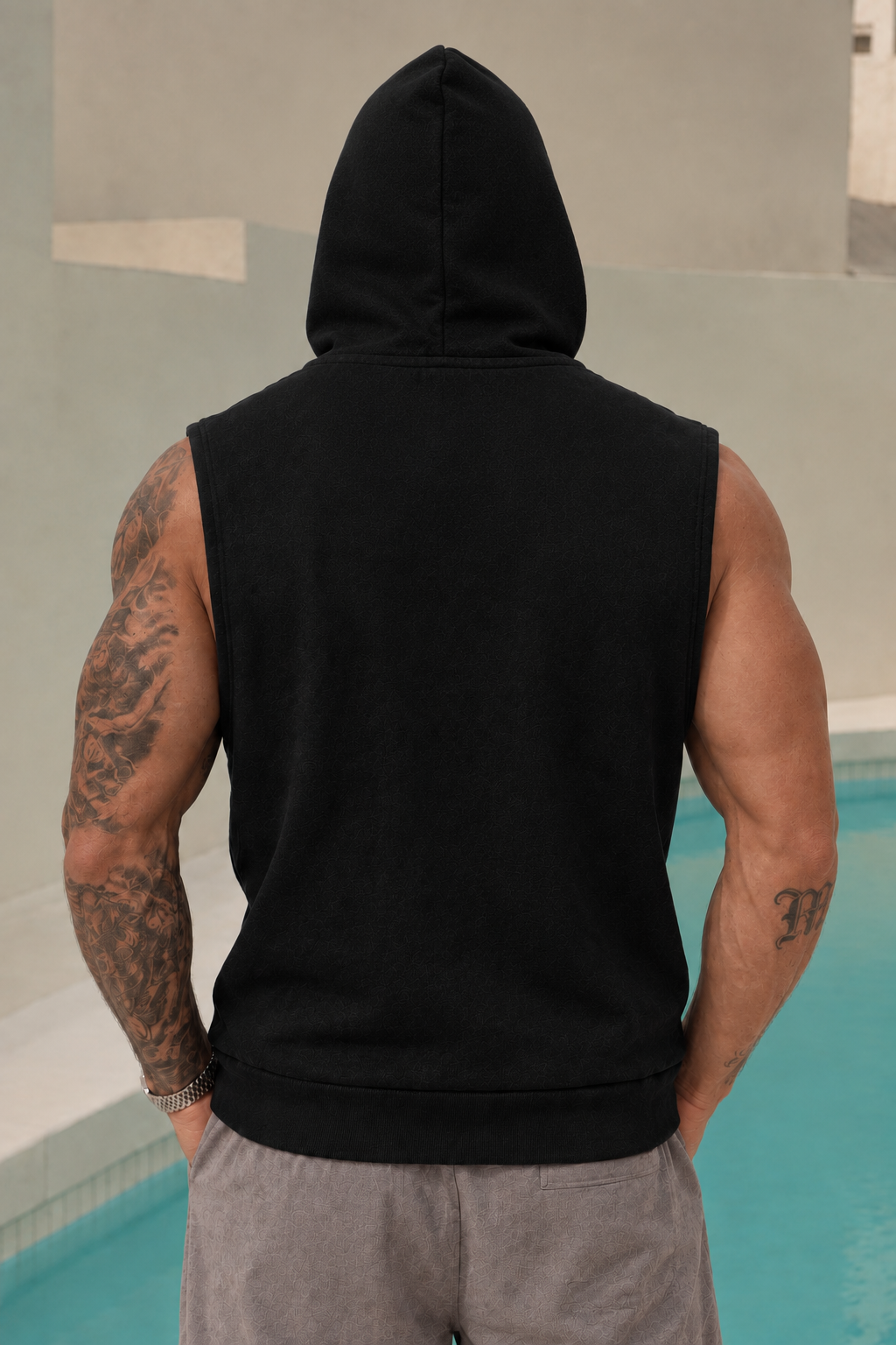 Hoodie Sin Mangas MMA | Black