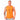 Polera musculosa cuello redondo faith naranja
