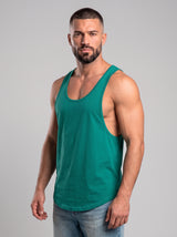 Polera musculosa Tirante lisa - Verde jade