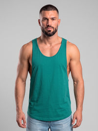 Polera musculosa Tirante lisa - Verde jade