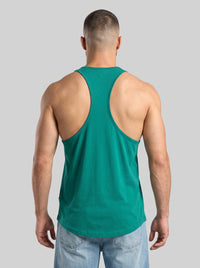 Polera musculosa Tirante lisa - Verde jade