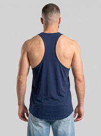 Polera musculosa Tirante lisa - Azul marino