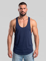 Polera musculosa Tirante lisa - Azul marino