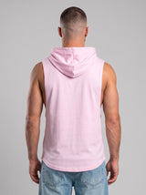 Polera Musculosa Capucha Lisa - baby pink