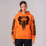 New Poleron Canguro The Punisher-Naranja