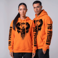 New Poleron Canguro The Punisher-Naranja