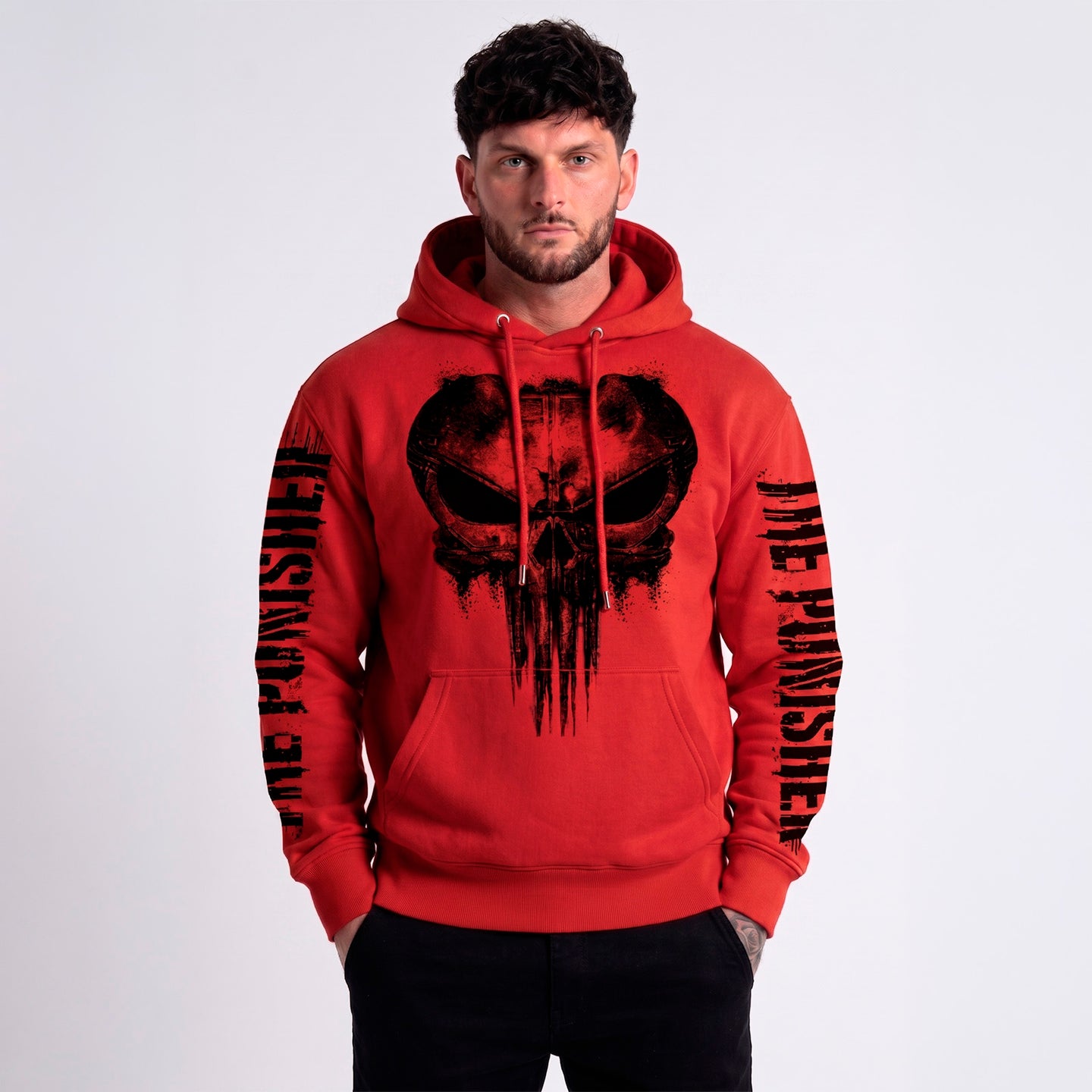 New Poleron Canguro The Punisher-Rojo