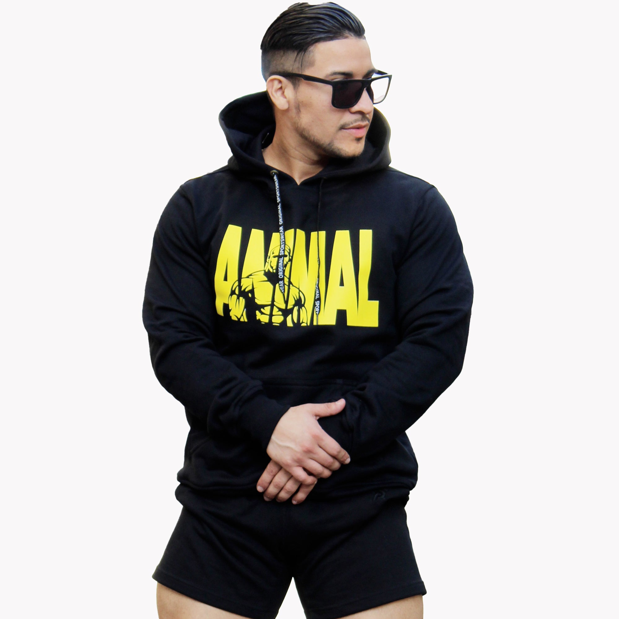 Poleron canguro animal aress negro – ADEMAN