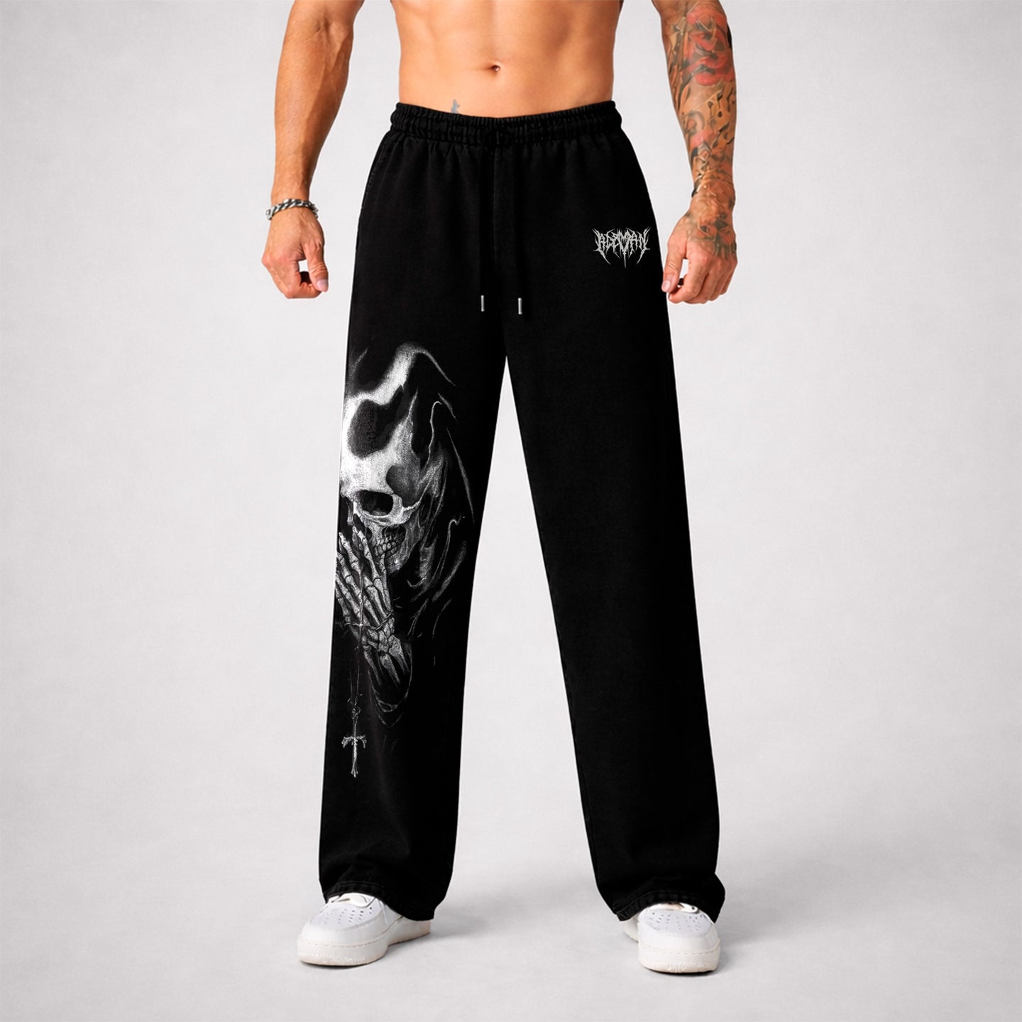 Black Skull Jogger Pants - Edicion especial