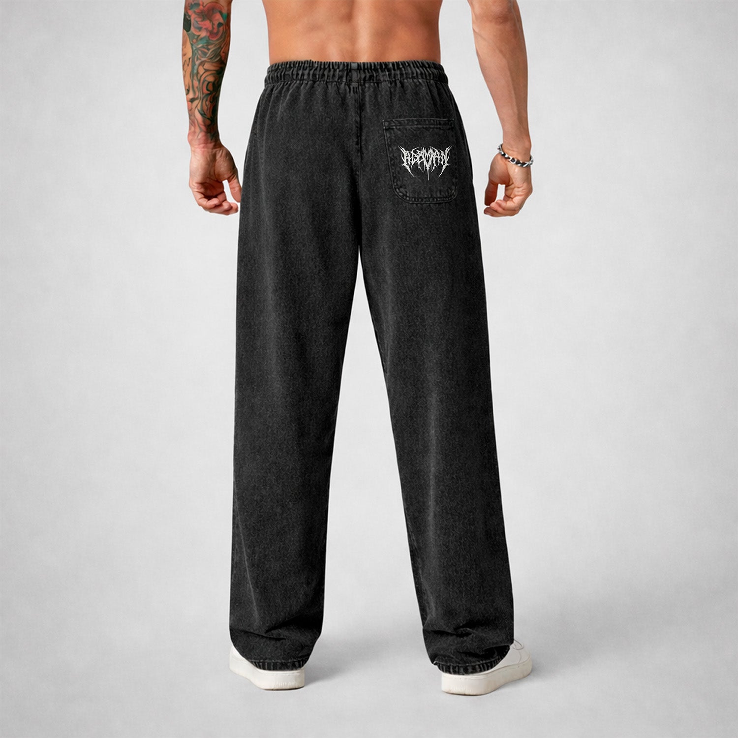 Jogger Oversize Skull-Acid Wash