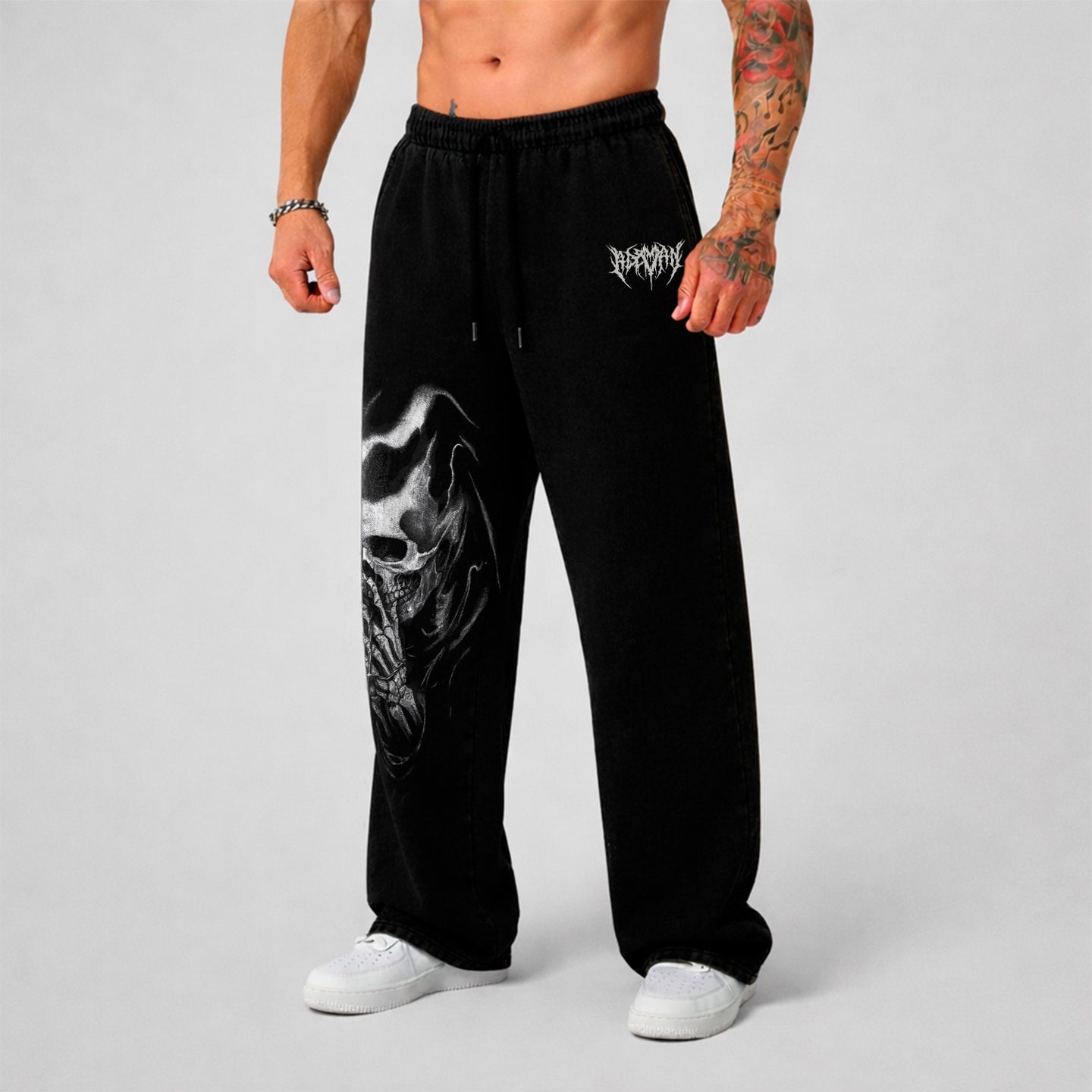Black Skull Jogger Pants - Edicion especial