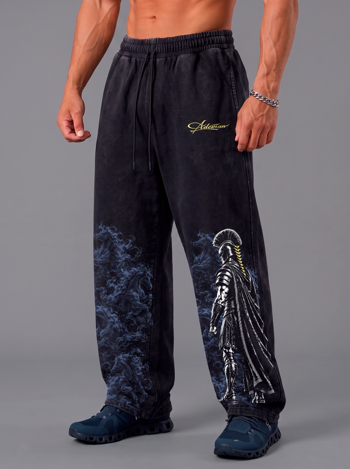 Pantalón Acid Wash Agamenon One Black