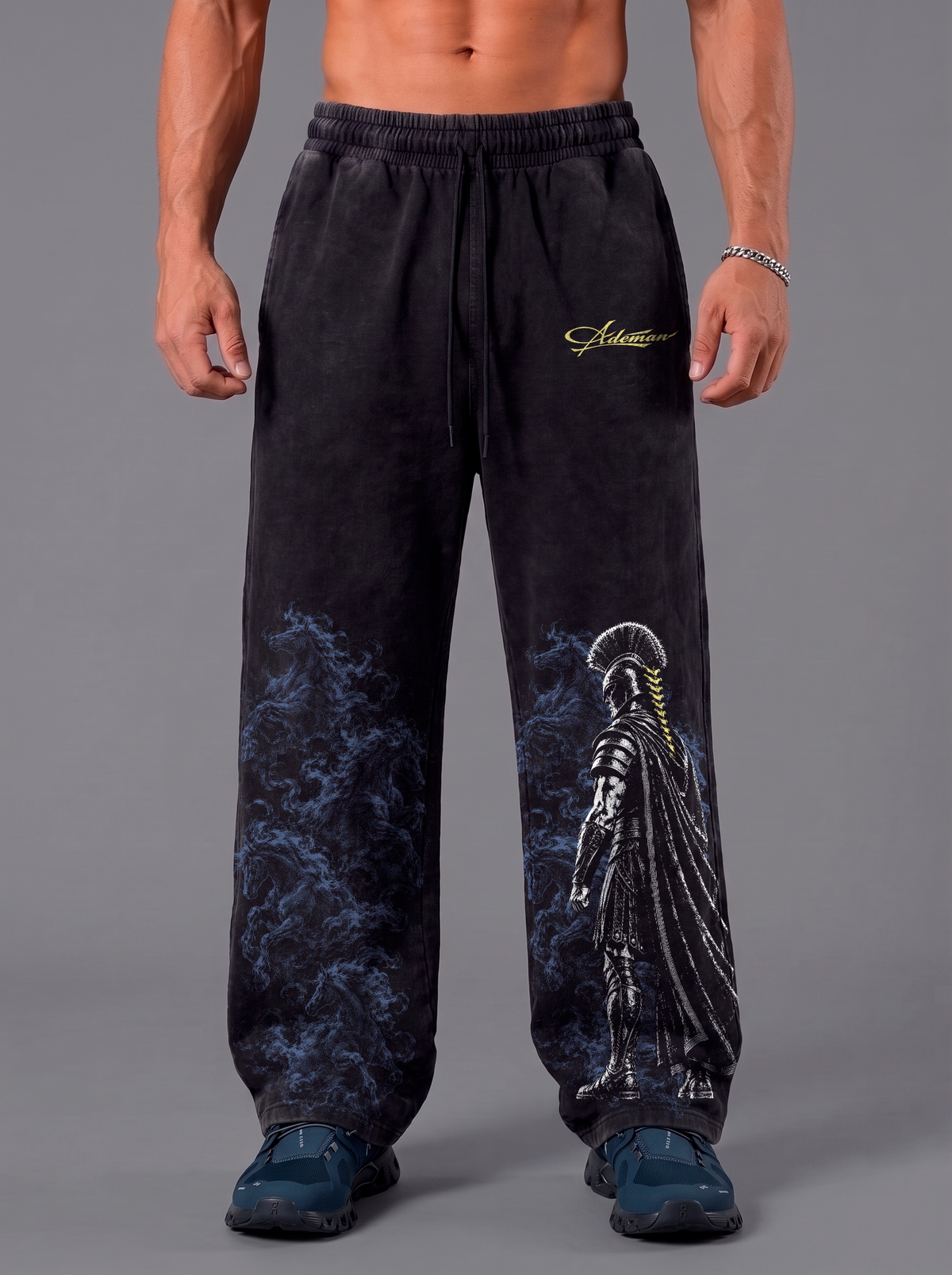 Pantalón Acid Wash Agamenon One Black