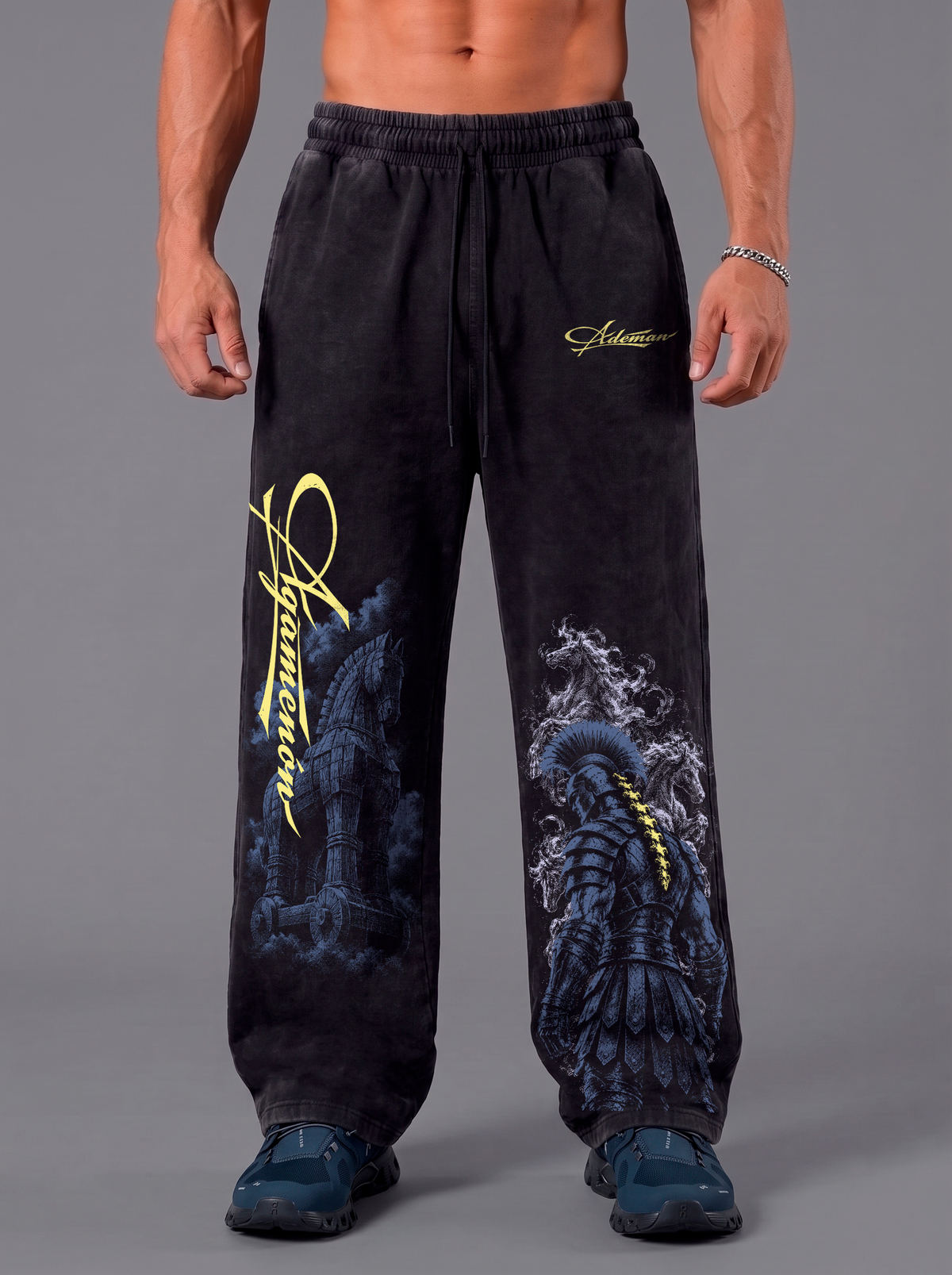 Pantalón Acid Wash Agamenon Two Black