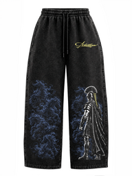 Pantalón Acid Wash Agamenon One Black