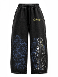 Pantalón Acid Wash Agamenon One Black