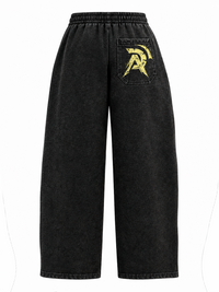 Pantalón Acid Wash Agamenon One Black