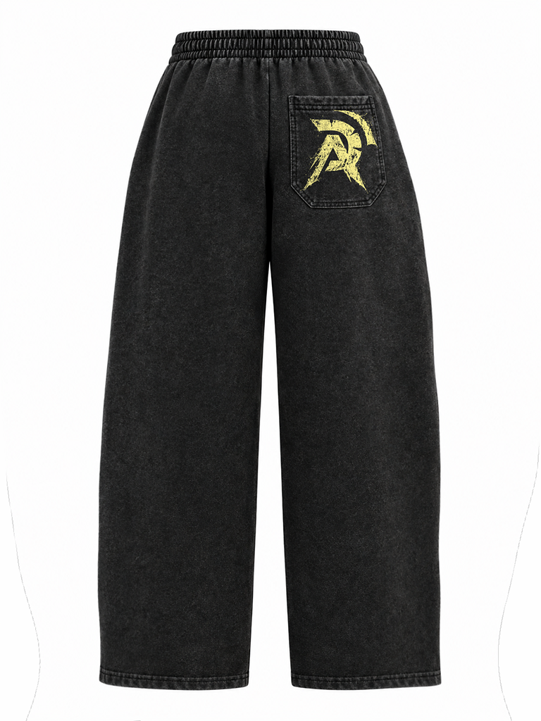 Pantalón Acid Wash Agamenon One Black