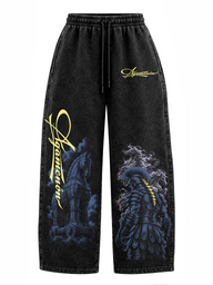 Pantalón Acid Wash Agamenon Two Black