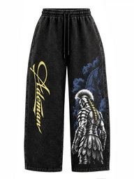 Pantalón Acid Wash Agamenon Three Black
