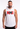 Polera Musculosa con Capucha White/Red | MMA