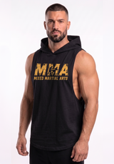 Polera Musculosa con Capucha Black/yellow | MMA