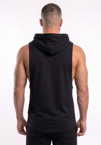 Polera Musculosa con Capucha Black/yellow | MMA