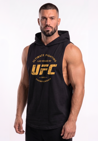 Polera Musculosa con Capucha Black | UFC 1992