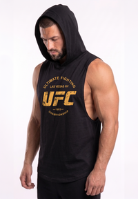 Polera Musculosa con Capucha Black | UFC 1992