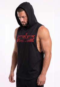Polera Musculosa con Capucha Black | Vengeance
