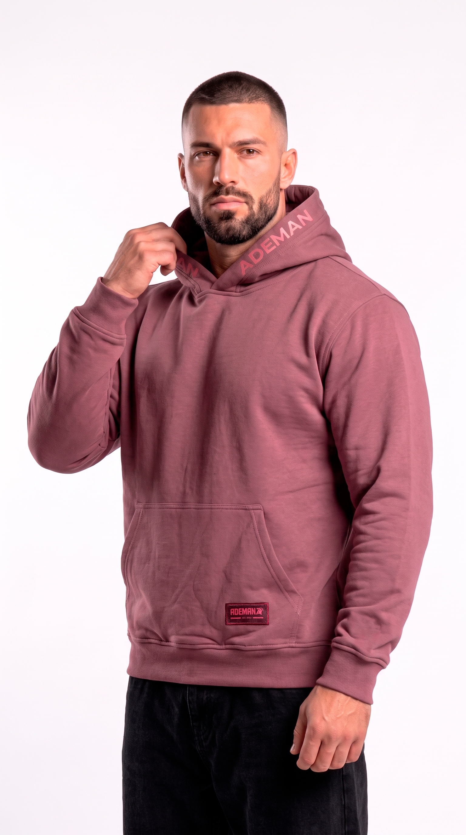 Poleron canguro Ademan x aress Grape