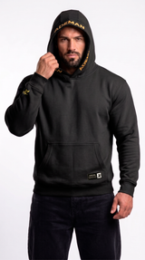 Poleron canguro Ademan x aress Black