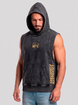 Polerón Musculosa Acid Wash Black | UFC 1993