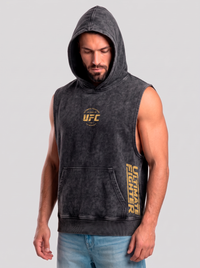 Polerón Musculosa Acid Wash Black | UFC 1993