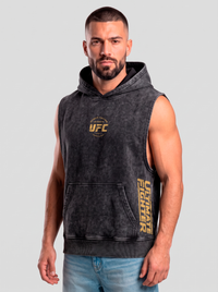 Polerón Musculosa Acid Wash Black | UFC 1993