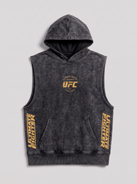 Polerón Musculosa Acid Wash Black | UFC 1993