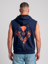 Polerón Musculosa con Capucha Wolverine | Navy
